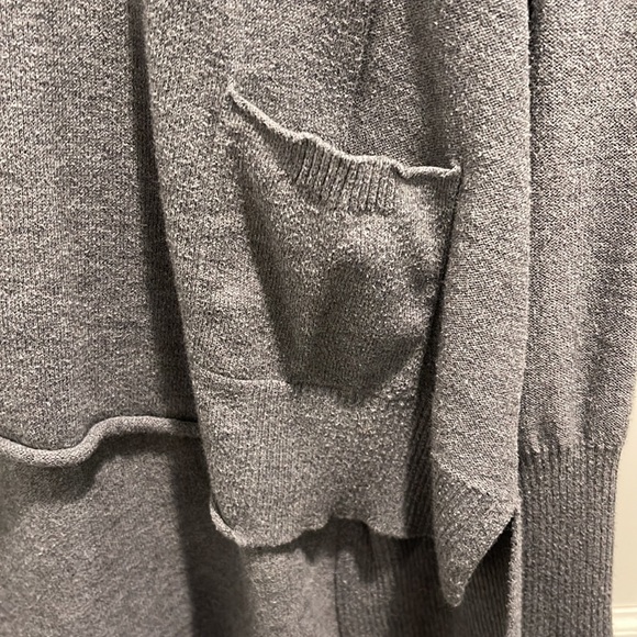 Eileen Fisher Gray Sweater S High Low - Picture 2 of 4